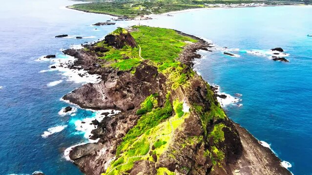 Sanxiantai Recreation Area near the town of Chenggong , located at Taitung, eastern Taiwan