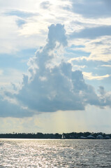 Sailing and September Sunset on the Water, Orange Beach, Alabama