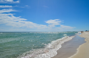 October Walk on the Beach, Alabama Point Beach and Perdido Pass, Orange Beach, Alabama