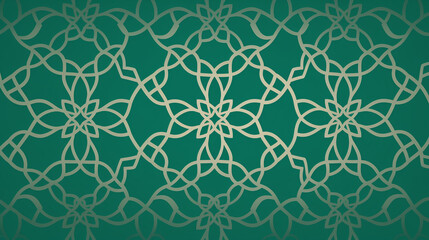 Islamic Geometric Pattern Background: A Captivating Blend of Islamic Design Elements, Ideal for Backgrounds, Wallpapers, or Banners, Eliciting the Elegance of Islamic Artistry