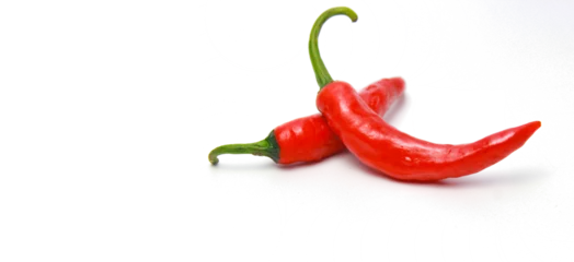 Foto op Plexiglas red hot chili pepper on a transparent background  © 39 Rako