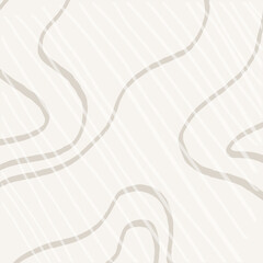 Abstract doodle grid with grey background. Squiggle and scribble texture of hand drawn uneven lines. Geometric textured background for textile, cover, wrapping paper, wallpaper design.