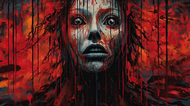 A priest performing a satanic ritual