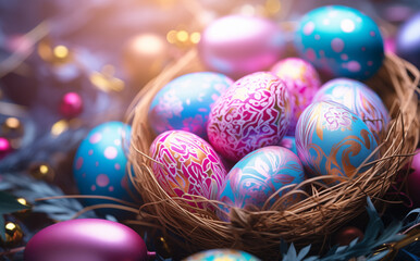 Fototapeta premium easter eggs