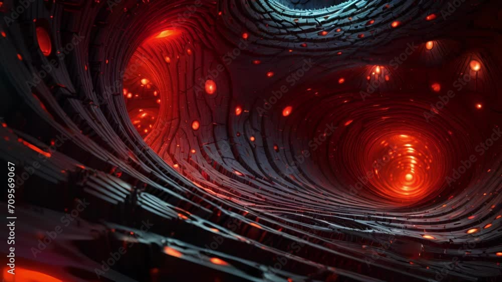 Poster lose yourself in a mesmerizing cascade of visual patterns and fractals that will warp your perceptio