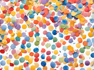 white-paper-confetti-scattered-across-simplicity-defines-negative-space-vibrant-against-white-back