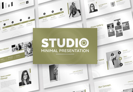 Studio Minimal Presentation Design Template