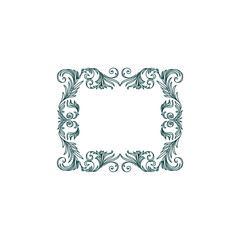 border corners in green border