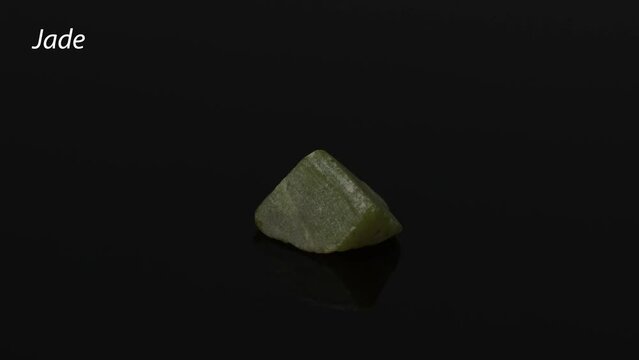 Rotating Jade Stone Showcase