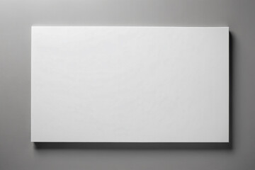 A blank white canvas against a full gray background - Mockup