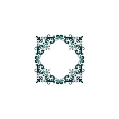 border corners in green border