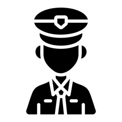 security staff Solid icon