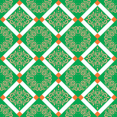 seamless pattern with leaves