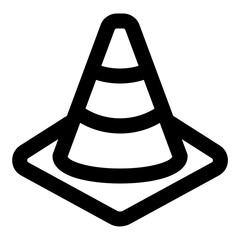 cone icon vector illustration asset element
