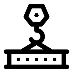 crane icon vector illustration asset element