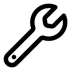 wrench icon vector illustration asset element