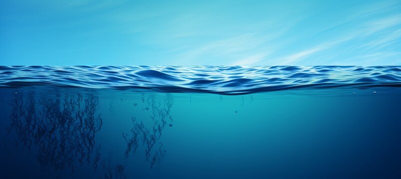 World water day save water campaign blue background poster promoting water conservation