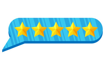 Rating Review Comment Sticker Design