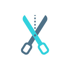 scissors icon design vector template