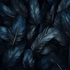 black feathers close up of black textured surface.
