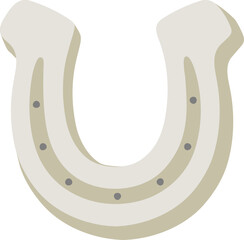 Horse Shoe Handdrawn Isolated