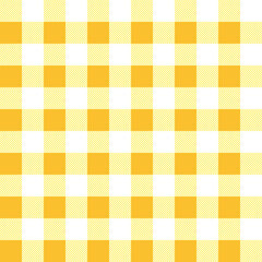 Yellow plaid pattern with oblique line. plaid pattern background. plaid background. Seamless pattern. for backdrop, decoration, gift wrapping, gingham tablecloth, blanket, tartan.