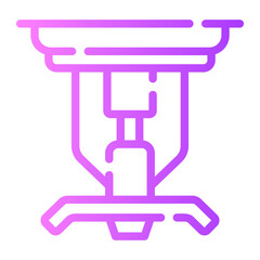 sprinkler Line Gradient Icon