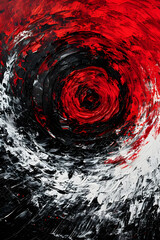 Abstract red Black and White Painting Texture Background