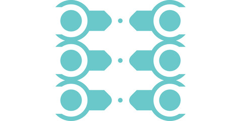 Modern infographics list vector element