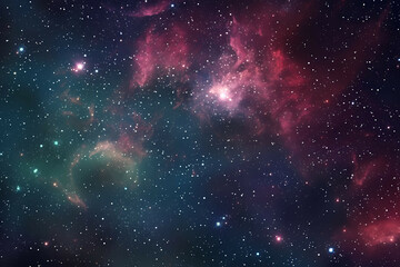 Naklejka premium Space Space And Space Background, Stars And Galaxies In Space
