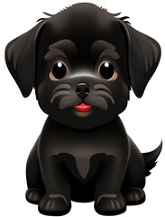 Naklejka premium puppy dog