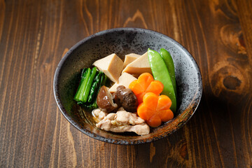 高野豆腐の含め煮