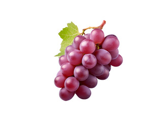 Fototapeta premium A juicy bunch of purple grapes with water droplets, showcasing freshness and natural taste.