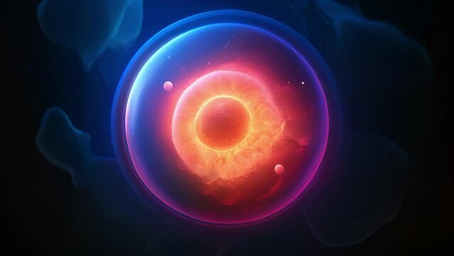 Elaborate of human embryonic disc showcasing initial cell specialization with utmost precision.