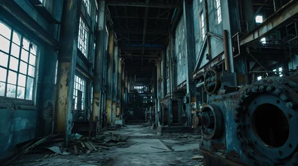 Foto op Aluminium Abandoned Factory Atrium. © Marcel