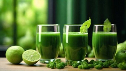 Green Juice Glasses - Green Juice Day