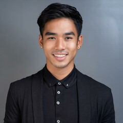 Obraz premium AI portrait of young man 