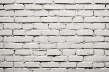 Obraz premium White painted old brick texture