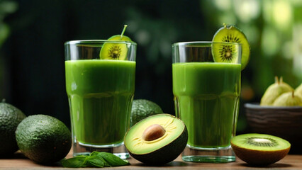 Green Juice Glasses - Green Juice Day