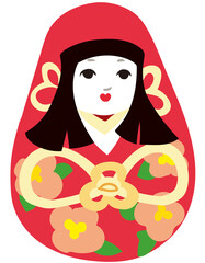 姫だるま　愛媛県　観光名所　民芸品　素材