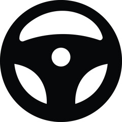 Steering Wheel Icons, steering is a symbol of artificial intelligence. wheel car logo templates flat vector icon from steering wheel, steer sign . driving symbol . auto parts for direction control .