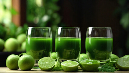 Green Juice Glasses - Green Juice Day