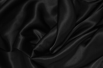 Black fabric textile texture background