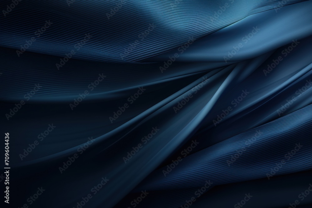 Poster a close up of a dark blue background with wavy lines on the bottom of the image and the bottom of th