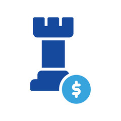 strategy icon or logo illustration style. Icons ecommerce.