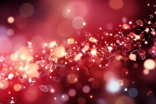  a blurry image of stars and sparkles on a red and pink background with a blurry image of stars and sparkles on a red and pink background.