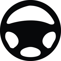 Steering Wheel Icons, steering is a symbol of artificial intelligence. wheel car logo templates flat vector icon from steering wheel, steer sign . driving symbol . auto parts for direction control .