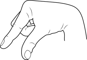 Q letters ASL  Sign letters Language Alphabet SVG Alphabet for the deaf and dumb