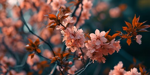 Beautiful cherry blossom sakura, tokyo Japan, blossom in spring time, sakura, Beautiful cherry blossom sakura with nice blur background. - obrazy, fototapety, plakaty