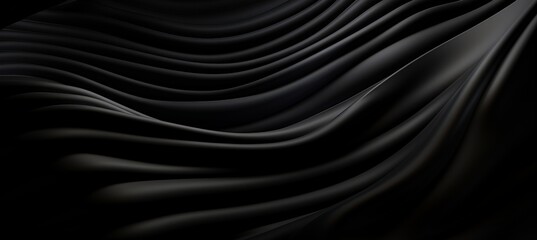 Abstract black and white wavy background texture pattern for creative design projects - Powered by Adobe